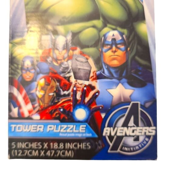 MARVEL AVENGERS Tower Puzzle 50-pc 5" X 19" - Picture 3 of 7